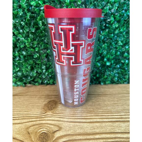 Tervis Houston Cougars 24-fl ozInsulated Tumbler UH College Gift Red - Picture 1 of 9
